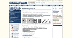 Desktop Screenshot of baubeschlagshop.de